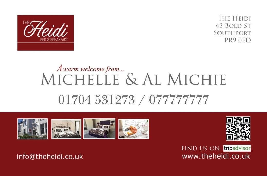 The Heidi Bed & Breakfast Southport Buitenkant foto